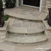 Banas Brown Natural Stone Riser